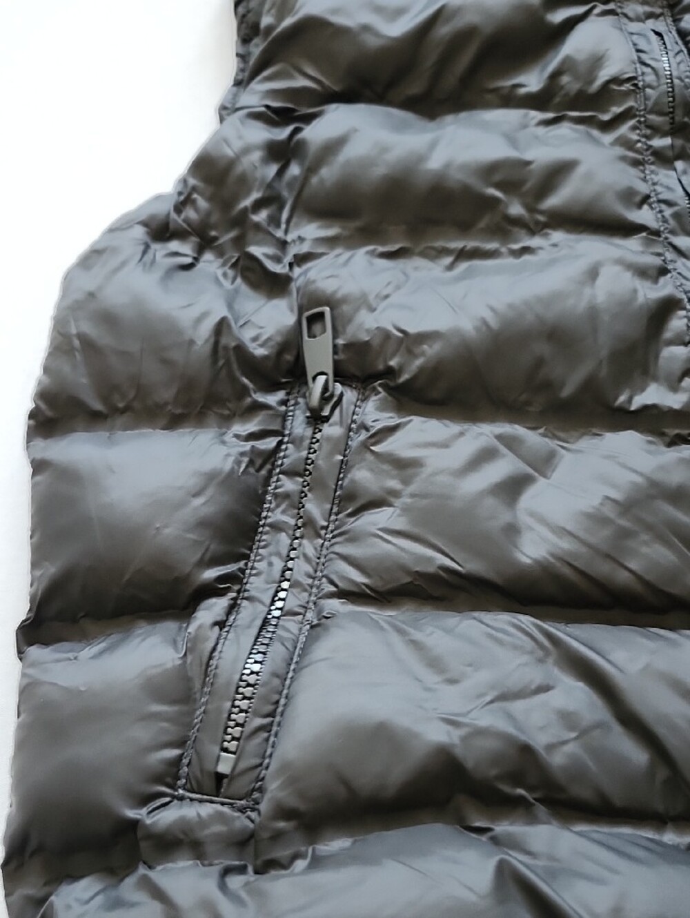 Zara Kids Black Hooded Puffer Vest STCRW Edition Size 6-7 - Picture 4 of 13
